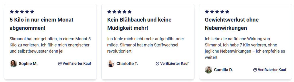 Slimanol Erfahrungen
